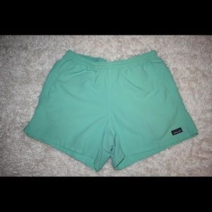 Patagonia Women's Baggies Turquoise Shorts - 5”